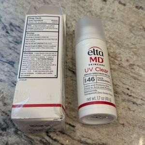 New Elta MD Clear Face Sunscreen SPF 46 Skincare & UV Protection Sunscreen 1.7oz